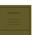 Lady Jillian -  Drawer Cabinet Olive Green 80x35x101,5 cm Steel